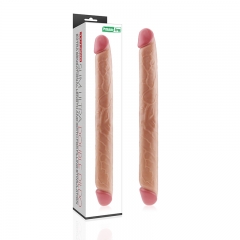 17 King size Realistic Slim Ultra Double Dildo